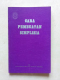 Cara Pembuatan Simplisia