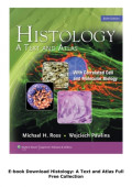 Histology A Text and Atlas With Correlated Cell and Molecular Biology