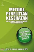 Metode Penelitian Kesehatan