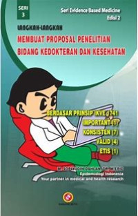 Langkah-langkah Membuat Proposal Penelitian Bodang Kedokteran Dan Kesehatan