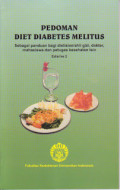 PEDOMAN DIET DIABETES MELITUS