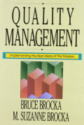 Quality Management : implementing The Best Ideas of The Masters